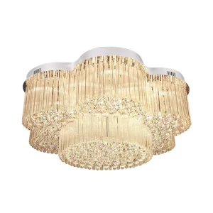 Modern Crystal Ceiling Light for Living Room Indoor Lamp Luminaria Crystal Chandeliers Lighting Home Decoration Ceiling Lights