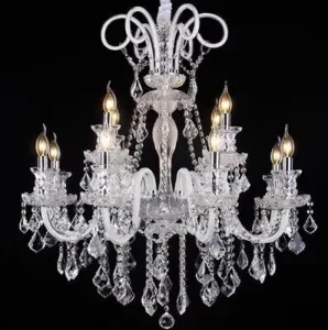 Modern Crystal Chandelier Ceiling Light Pendant Lights for Living Room Warm White LED DC220V with 3 Year Warranty