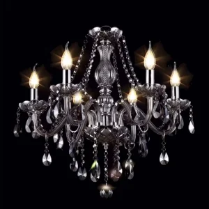 Modern Crystal Chandelier Luxury Hotel Project Decoration Lighting Classic Bedroom Gold Luster Crystal Pendant Light