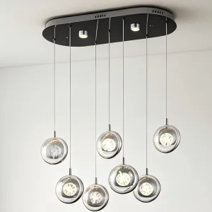 Modern Crystal Chandelier Pendant Light for the Living Room and Dining Room Contemporary Hanging Ceiling Light Fixture