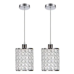 Modern Crystal Pendant Light for Kitchen Island Dining Room Bedroom Bar