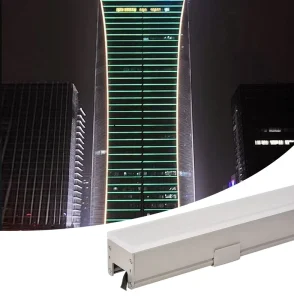 Modern Custom Lighting Outdoor Waterproof Lamp IP66 Embedded Linear LED Lamp Building Lighting Landscape Wall Lamp