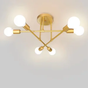 Modern Decor American Design Golden Chandeliers Pendant Lights for Dining Room Living Room Led Ceiling Pendant Lights