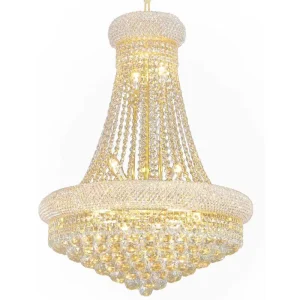 Modern Decoration Crystal Chandeliers Pendant Lights Round Indoor Chandelier for Home Living Room Restaurant LED Hanging Lights