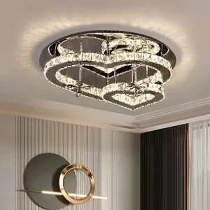 Modern Decorative Ceiling Lamp Light for Living Room, Creative Love Shape