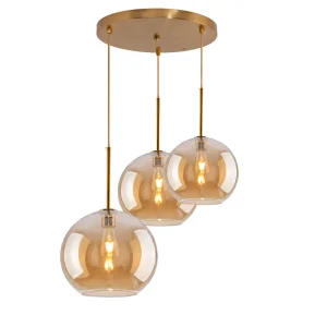 Modern Decorative Glass Chandelier Pendant Lamp for Hotel Villa Restaurant Bar Coffee Shop Interior Ceiling Lighting