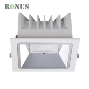 Modern Design 18W Factory Recessed COB Downlight SAA Commercial Ceiling Square LED Down Light