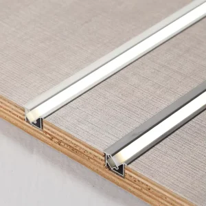 Modern Design 45 Angle Cabinet Closet Recessed LED Cabinet Light Aluminium Profile Lighting