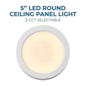 Modern Design 5 Inch Surface Mounted LED Ceiling Light ETL Certification 3000K 5000K CCT 3-Year Warranty Home Office 6W 500