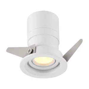 Modern Design 5W LED Indoor Ceiling Spotlight 3000K Dimmable Touch Switch 90mm Cut Out Aluminum Construction Anti Glare 5 Year