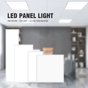 Modern Design Commercial Office Lighting Indoor 2×2 2×4 600×600 60×60 SKD Square Recessed Backlit LED Panel Aluminum Lamp Body