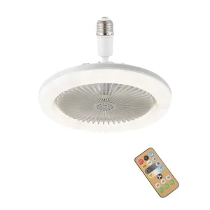 Modern Design LED Ceiling Light Remote Control Fan 3 Light Modes Stepless Dimmable 3000K 4000K 6500K Color Temp for Home Office
