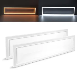 Modern Design LED Panel Light with Decorative Night Light Adjustable 5CCT 20W 30W 40W Kitchen & Office
