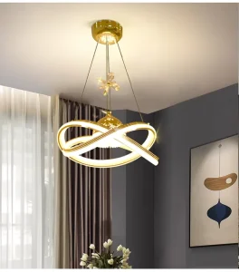 Modern Design Round LED Chandelier Living Room Circle Pendant Lighting for Home Indoor