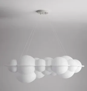 Modern Designer Bubble Light Cloud Chandelier LED Suspension Pendant Lamp for Living Room Table Lamps