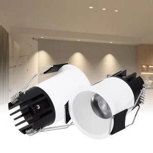 Modern Die Casting Aluminum Recessed Mounted Round LED Spotlight Housing with High CRI 90 and 5 Year Warranty