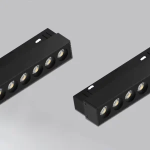 Modern Dimmable LED Linear Grille Light Aluminum Recessed Spotlight for Indoor Office Hotel & Showroom Embedded Install