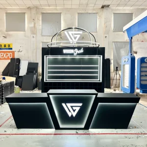 Modern Easy Build 10x10ft Exhibition Stand Light Infused Fair Trade Booth Modular Structured Expo Booth Fast Setup Stand