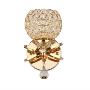 Modern Elegant Single Head Round Wall Lamp for Living Room and Bedroom Creative LED Bedside Lights Fashionable Wall Lighting