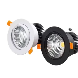 Modern Embedded LED Downlight Dimmable Angle Adjustable COB Ceiling Light Spotlights 5W 7W 9W for Indoor AC85-265V Rotating