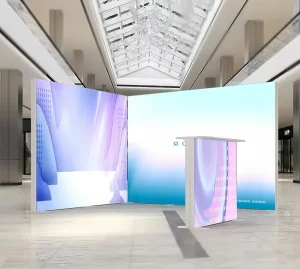 Modern Exhibition Light Box 3*6 Trade Show Display Racks SEG Light Booth Display