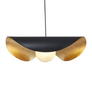 Modern Glass Metal Chandelier Light Hanging Pendant Lamp for Kitchen Restaurant Living Room Home Decor