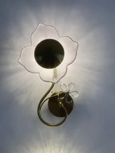 Modern Glass Wall Light Collection White Smoky Grey Glass White Clear Glass Clear Gold 34 x 20 mm