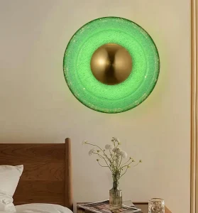 Modern Glass Wall Light Collection White Smoky Grey Glass White Green Glass White Clear Glass Clear