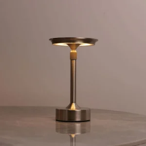 Modern Gold Rechargeable Table Lamp Adjustable Height Cordless LED Desk Lamp for Bedroom Restaurant Bar