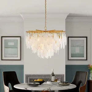 Modern Hanging Lamp Alabaster Decorative Commercial Lighting Fixture Pendant Lights