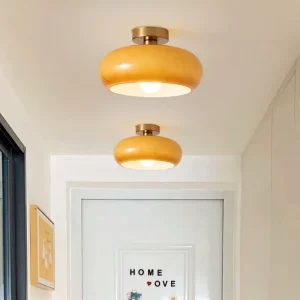 Modern High CRI 90 Adjustable Color Temp 3000 6000K Steel+Glass LED Ceiling Lights for Living Room