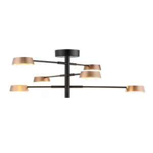 Modern High End Luxury Hotels Dining Room Ceiling Lamp Artistic Design LED Light Source Aluminum Base Material