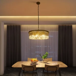 Modern High Quality Crystal Chandelier Pendant Lights for Hotel Dining Table Decor