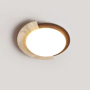 Modern Home Decor LED Ceiling Light Creative Design Japanese Wabi Sabi Concept Warm Ambiance for Living Room Corridor