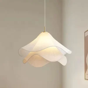 Modern Home Decor Luxury Fabric Pendant Lights French Style Dining Table Romantic Chandelier