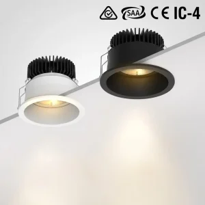 Modern Home Use LED Down Light Spotlight Recessed with Narrow Frame Deep Anti-Glare Aluminum Body SAA RCM IC-4 CE