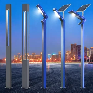 Modern IP65 LED Garden Bollard Light Aluminum Landscape Pathway Post Lamp for Hotel Yard