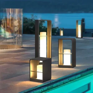 Modern IP65 Outdoor Garden Lamp LED Light Source Waterproof AC Power Supply for Park Decor and Lawn Landscape