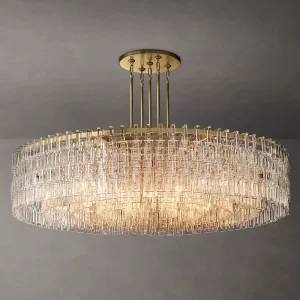 Modern Indoor Acrylic Hotel Lobby Staircase Chandeliers Pendant Lights for Living Room