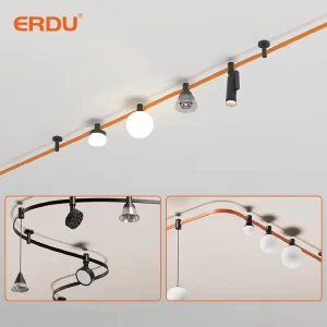 Modern Indoor Commercial 360 Degree LED Light Cob Tracklight Adjustable Aluminum Lamp Body Stylish Design