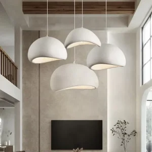 Modern Indoor Hanging Ceiling Chandelier Fixtures for Dining Room Bar Restaurant Designer Wabi Sabi LED Pendant Lights Middle