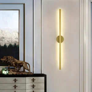 Modern Indoor Hotel Bedroom Hallway LED Linear Sconce Wall Light for Bedside