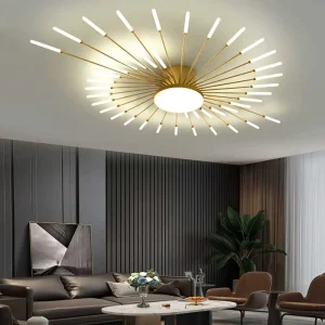 Modern Indoor Lighting Smart Home Lights Dimmable Chandelier Ceiling Lamp for Living Room