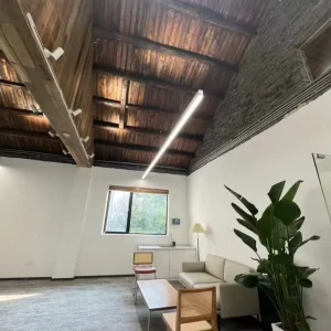 Modern Indoor Linkable Linear Lighting Decorative Batten Lamp Hanging Suspended Office Aluminum LED Hanging Pendant Lamp