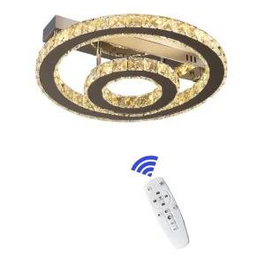 Modern Indoor Round LED Ceiling Lights Remote Control Fixture for Bedroom