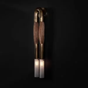Modern Industrial Artificial Animal Hair Wall Lamp Sconce Hotel Bedroom Bed Corridor Background Wall Decor Light