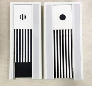 Modern Integrated LED Aluminum AC Vent Grille Ceiling Light Panel with Easy Installation