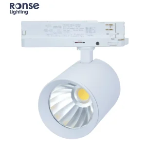 Modern Interior Commercial Aluminum LED COB Chip 220V CCT Tunable Track System Adapter Track Light
