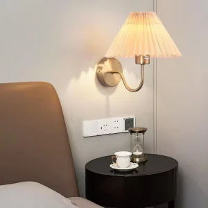 Modern Interior Home Decor LED Wall Lights Wall Lamps with Fabric Lampshade for Living Room Bedroom