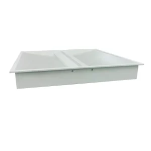 Modern Iron LED Retrofit Troffer Light 60x60cm 2x2ft Panel Ceiling Fixture 25W/30W/40W IP44 Waterproof CRI90 3-Year